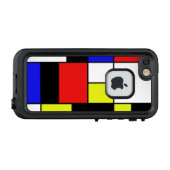 Mondrian #21 LifeProof iPhone hülle (Rückseite (Horizontal))