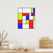 Mondrian #23 poster (Küche)