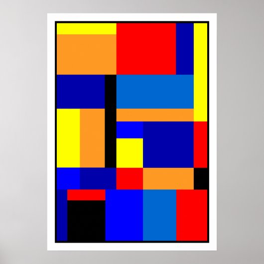 Mondrian #2-1 poster (Vorne)
