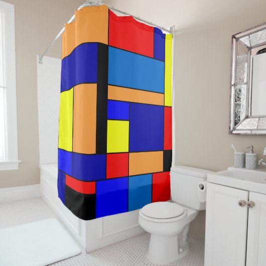 Mondrian #2 duschvorhang (Beispiel)