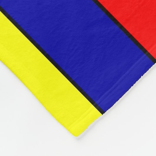 Mondrian #2 fleecedecke (Ecke)