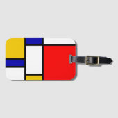 Mondrian 2 gepäckanhänger (Vorderseite (Horizontal))