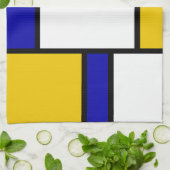 Mondrian 2 geschirrtuch (Gefaltet)