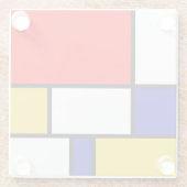 Mondrian 2 glasuntersetzer (Rückseite)