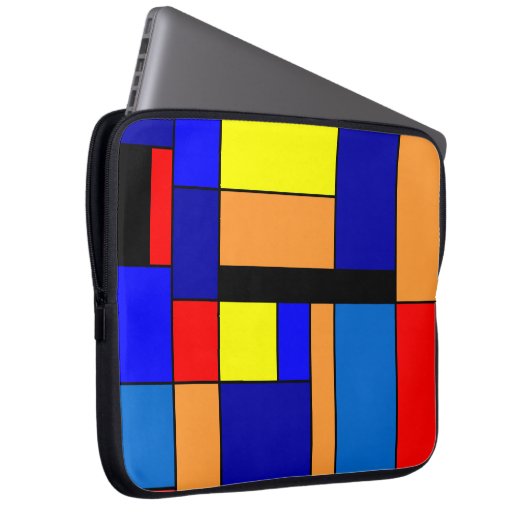 Mondrian #2 laptopschutzhülle (Vorne Rechts)