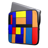 Mondrian #2 laptopschutzhülle (Vorderseite Links)