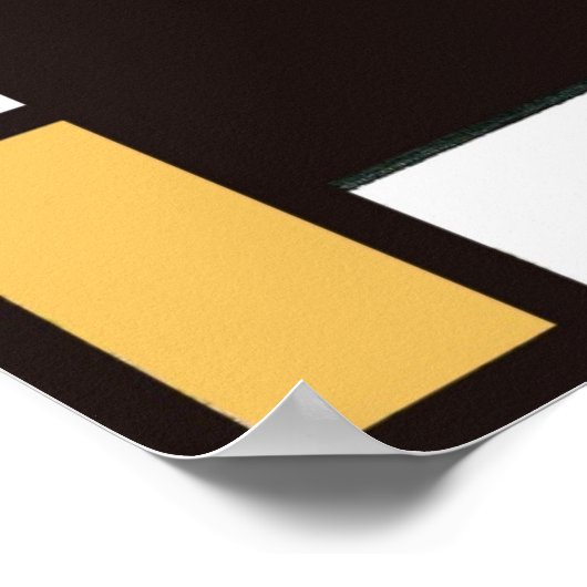 Mondrian 2 poster (Ecke)