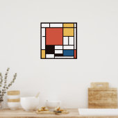 Mondrian 2 poster (Küche)
