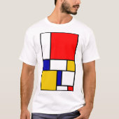 Mondrian 2 T-Shirt (Vorderseite)