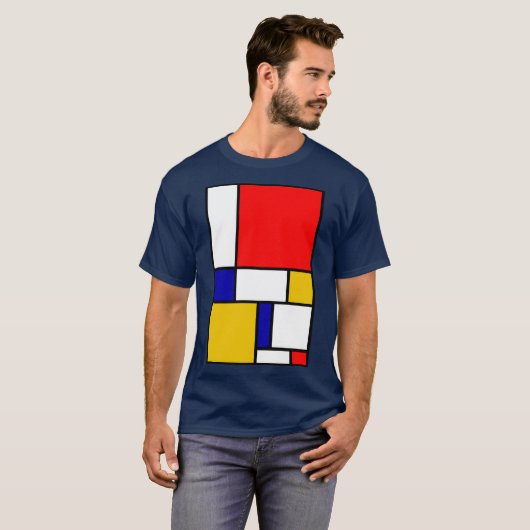 Mondrian 2 T-Shirt (Vorne ganz)
