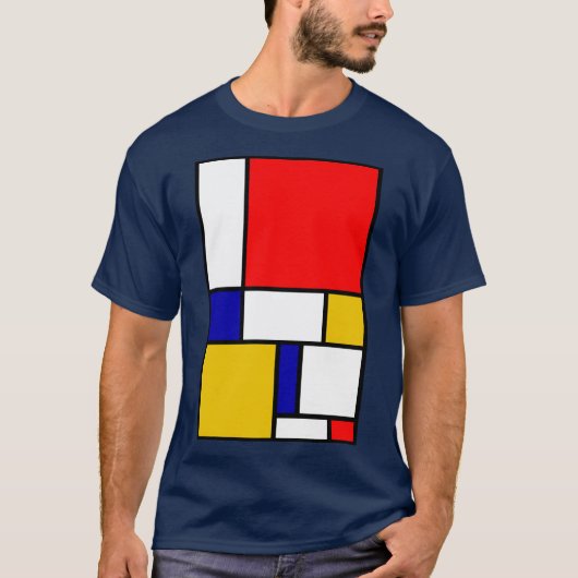 Mondrian 2 T-Shirt (Vorderseite)