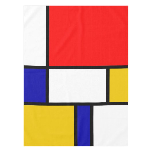 Mondrian 2 tischdecke (Vorderseite)