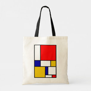 Mondrian 2 tragetasche