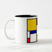 Mondrian 2 zweifarbige tasse (Links)