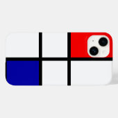 Mondrian 3 Case-Mate iPhone hülle (Rückseite (Horizontal))