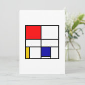 Mondrian 3 einladung (Stehend Vorderseite)