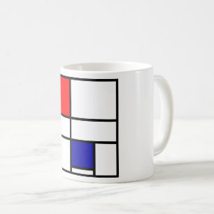 Mondrian 3 kaffeetasse