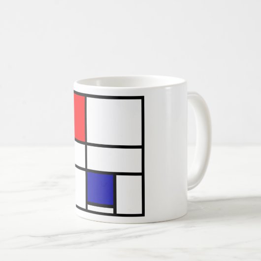 Mondrian 3 kaffeetasse (VorderseiteRechts)