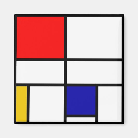 Mondrian 3 magnet (Vorne)