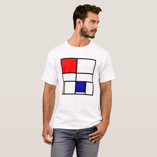 Mondrian 3 T-Shirt (Vorne ganz)