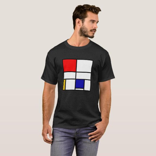 Mondrian 3 T-Shirt (Vorne ganz)