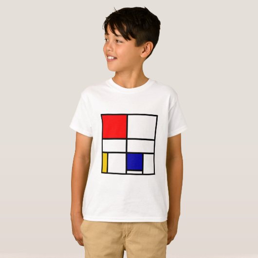 Mondrian 3 T-Shirt (Vorne ganz)