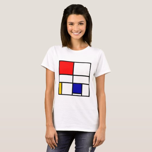 Mondrian 3 T-Shirt (Vorne ganz)