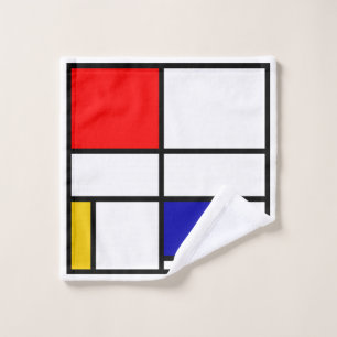 Mondrian 3 waschlappen