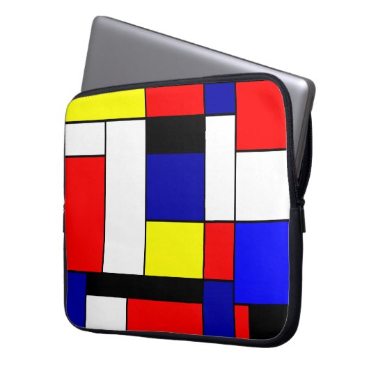 Mondrian #42 laptopschutzhülle (Vorderseite Links)