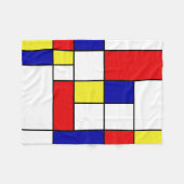 Mondrian #43 fleecedecke (Vorderseite (Horizontal))