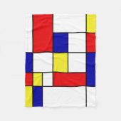 Mondrian #43 fleecedecke (Vorderseite)