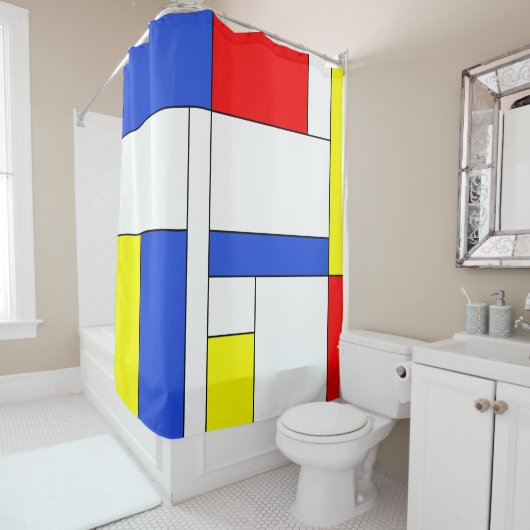 Mondrian #47 duschvorhang (Beispiel)
