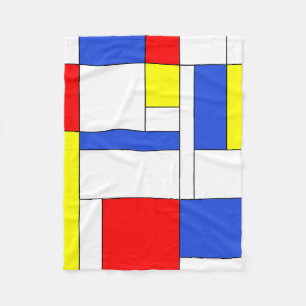 Mondrian #47 fleecedecke