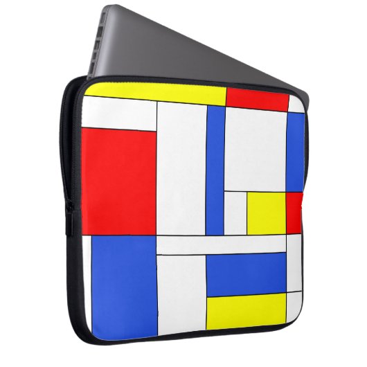 Mondrian #47 laptopschutzhülle (Vorne Rechts)