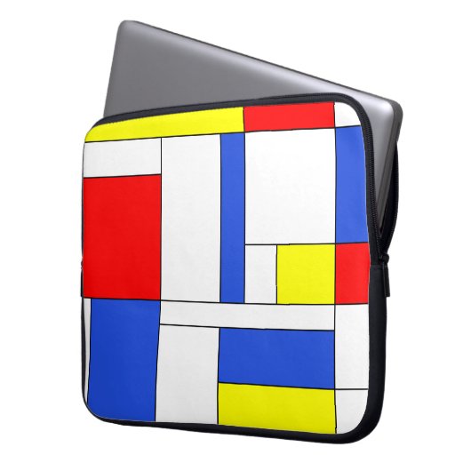 Mondrian #47 laptopschutzhülle (Vorderseite Links)