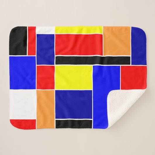 Mondrian #48 sherpadecke (Vorderseite (Horizontal))