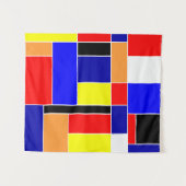 Mondrian #48 Small Wandteppich (Vorderseite (Horizontal))