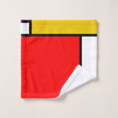 Mondrian 4 badhandtuch set (Waschlappen)