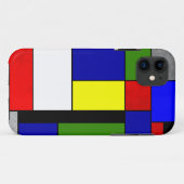 Mondrian #4 Case-Mate iPhone hülle (Rückseite (Horizontal))