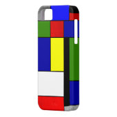 Mondrian #4 Case-Mate iPhone hülle (Rückseite Links)