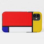 Mondrian 4 Case-Mate iPhone hülle (Rückseite (Horizontal))