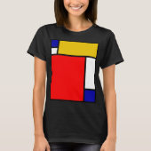 Mondrian 4 T-Shirt (Vorderseite)