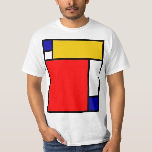 Mondrian 4 T-Shirt (Vorderseite)