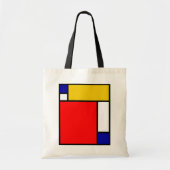 Mondrian 4 tragetasche (Vorne)