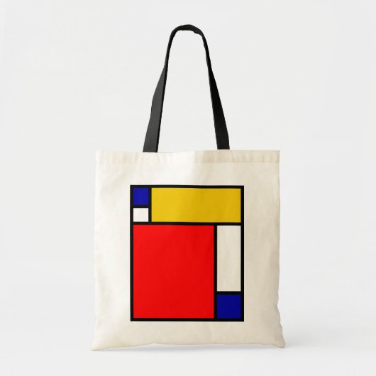 Mondrian 4 tragetasche (Vorne)
