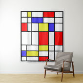 Mondrian #58 groß wandteppich (Beispiel)