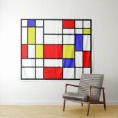 Mondrian #58 groß wandteppich (Beispiel (Horizontal))