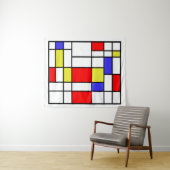 Mondrian #58 Medium Wandteppich (Beispiel (Horizontal))