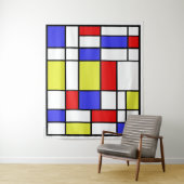 Mondrian #59 groß wandteppich (Beispiel)