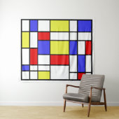 Mondrian #59 groß wandteppich (Beispiel (Horizontal))